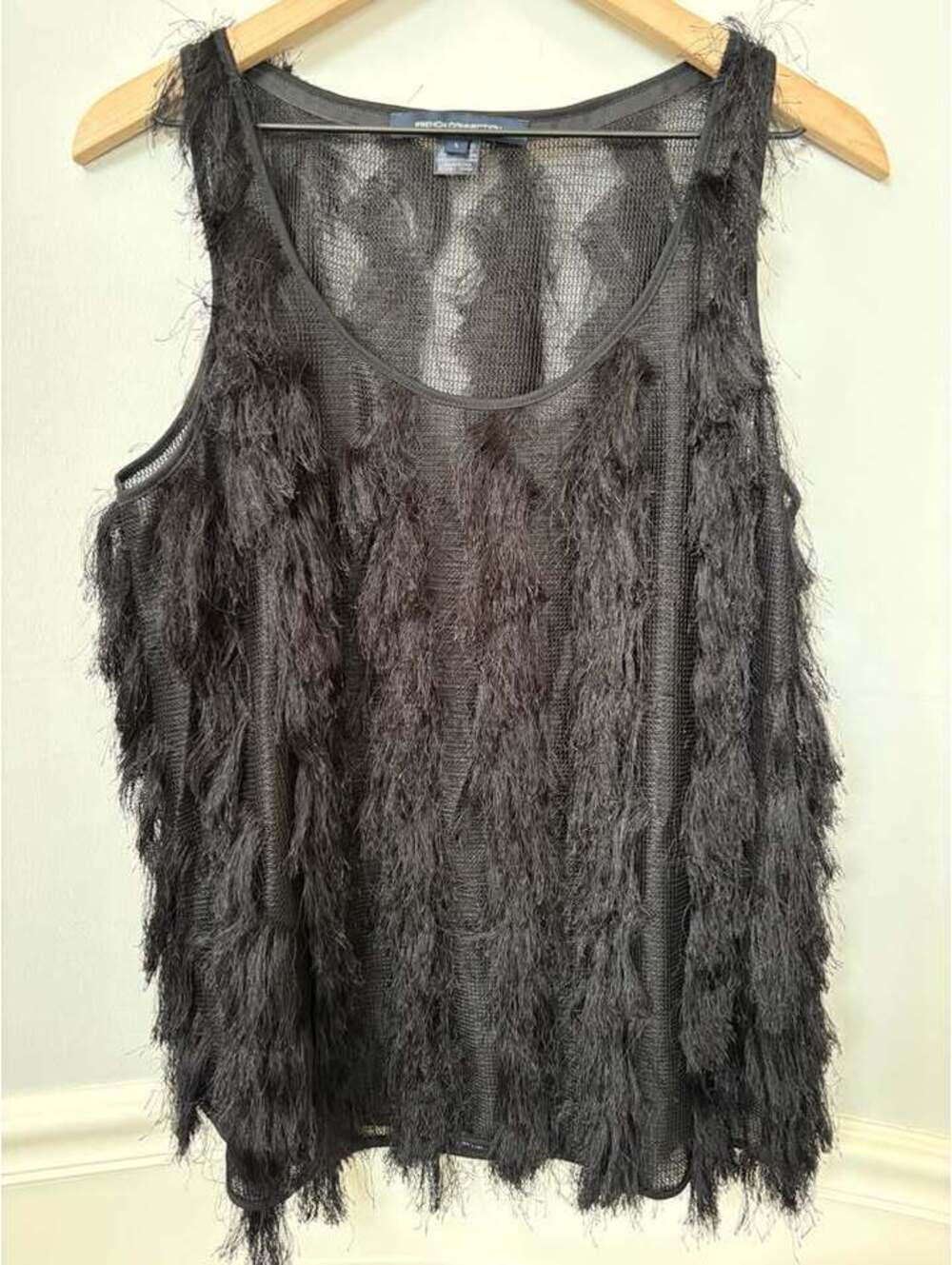 French Connection Fringe Tank Top